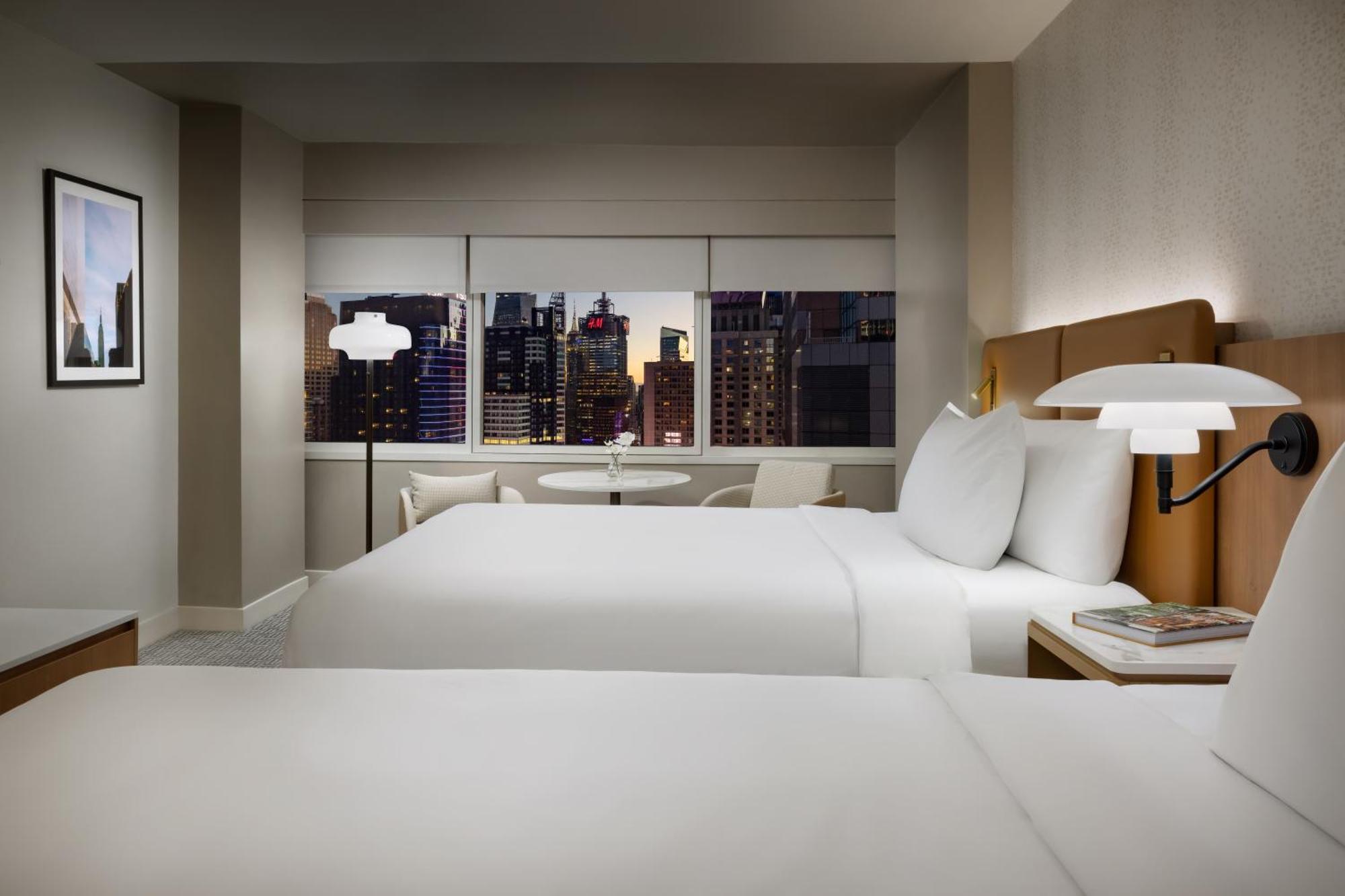 Room Two Double Beds Times Square View