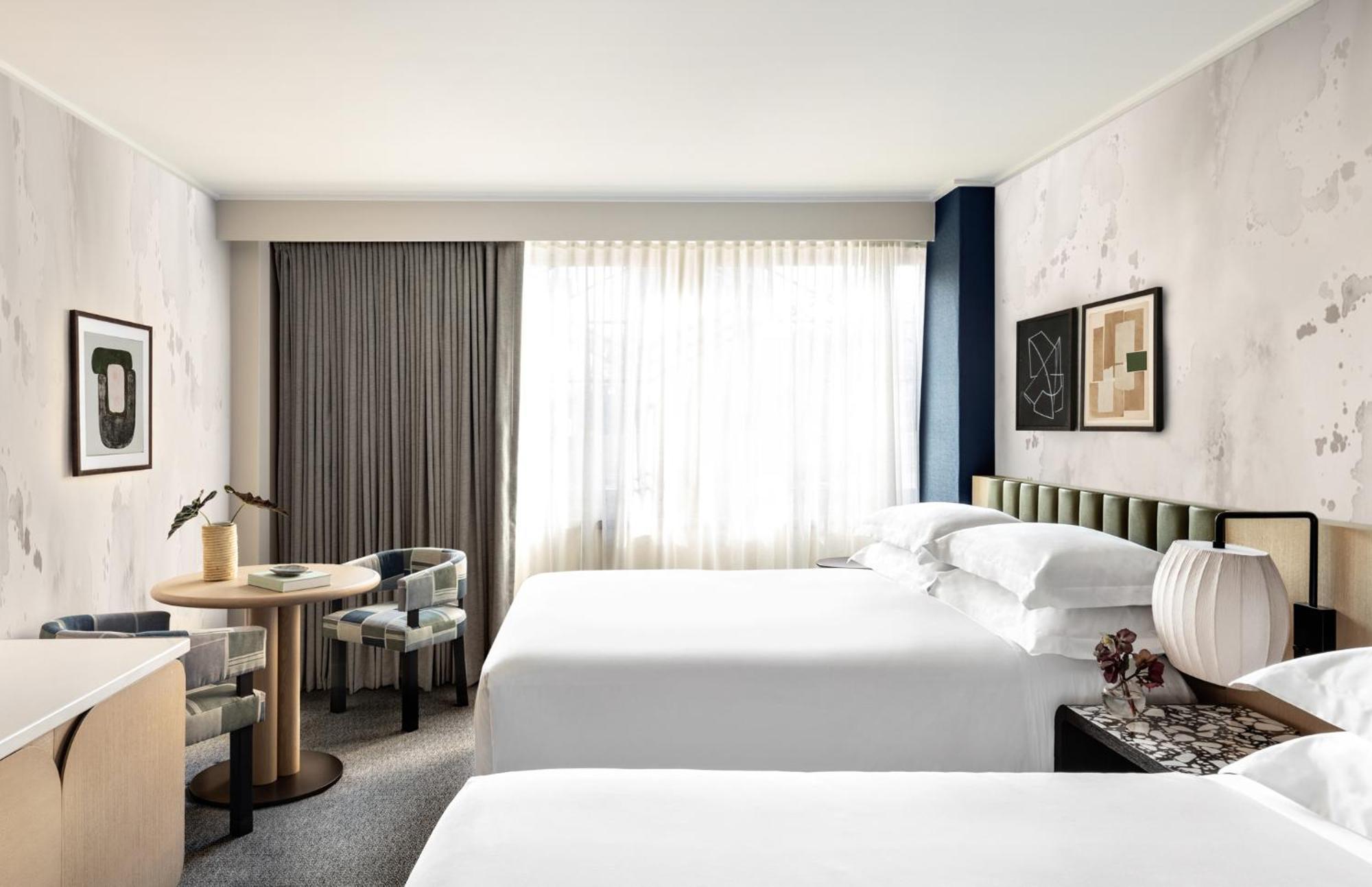 Queen Room Two Queen Beds Hearing Disability Access or Non-Smoking