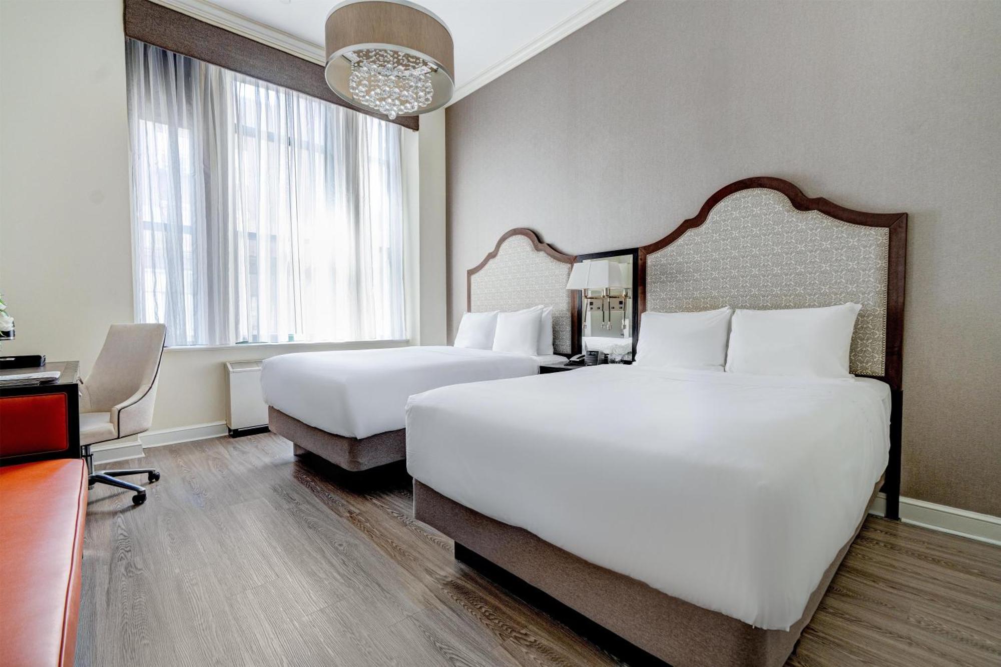 Double Room Two Double Beds Accessible Shower Disability Access