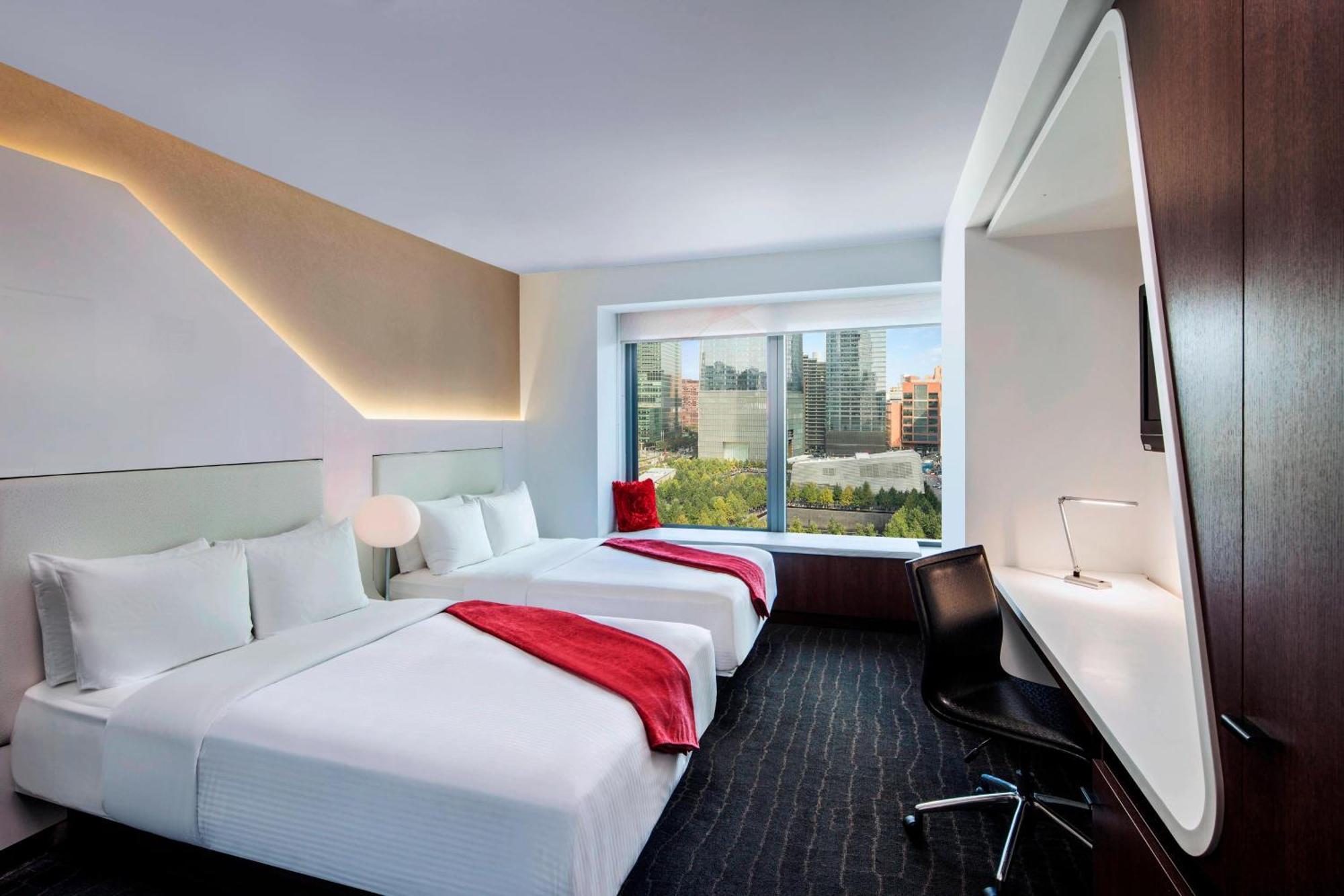 Double Room Two Double Beds Roll Shower Mobility Access or Non-Smoking